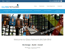 Tablet Screenshot of glassnetwork.com.my